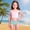 Mint Green, variant on Girls Cute Bow Print Solid Triangle Swim Bottom Toddler Kids Pool Beach Bikini Panty Orange Size 5-6 Years