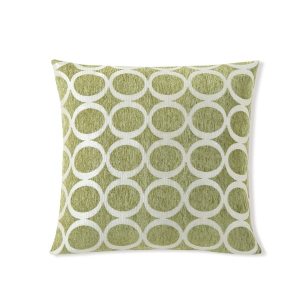 Green Decorative Removable Sofa Throw Pillow Cover 20' x 20", with