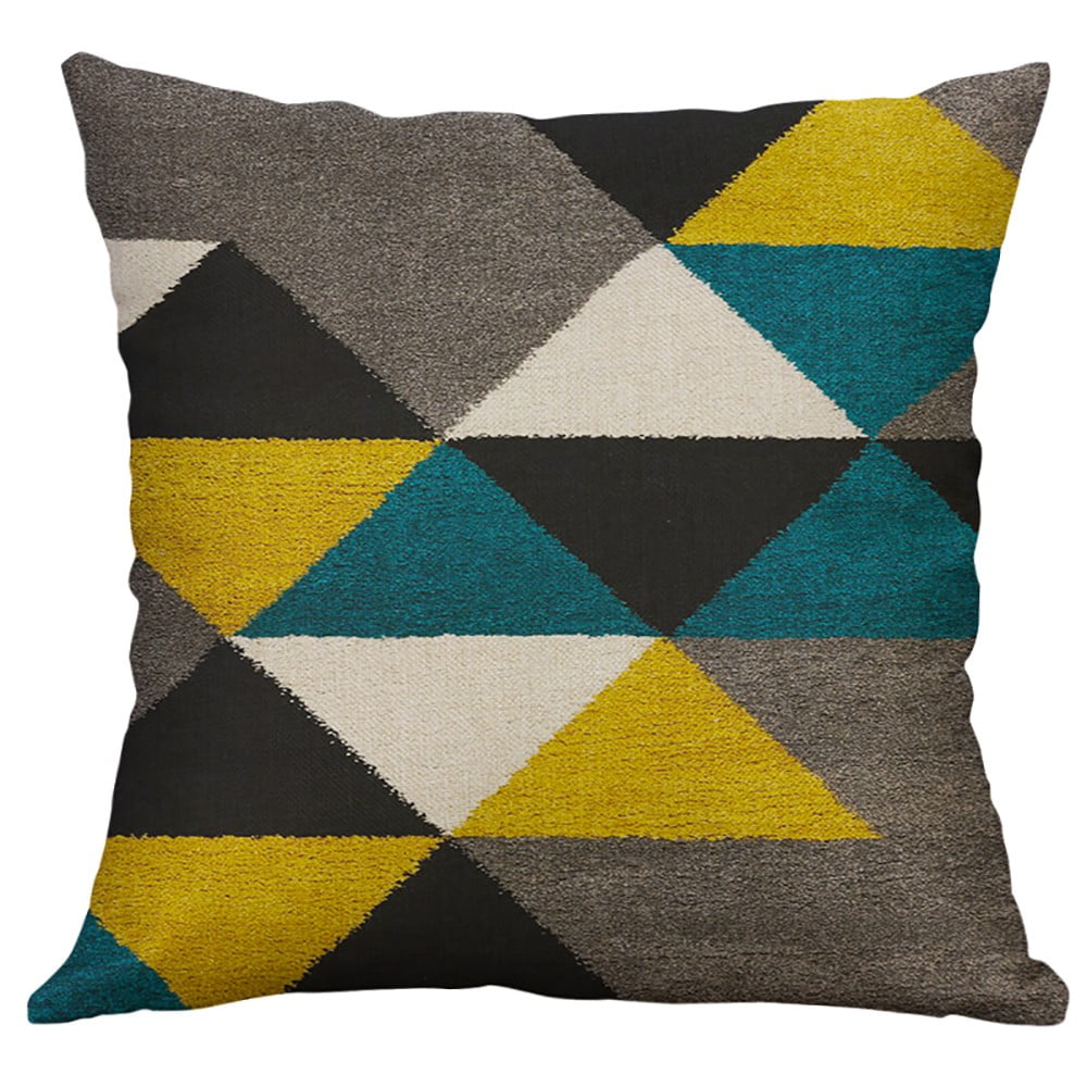 Irregular Geometric Pattern Pillow Case Cushion Cover 45X45cm Walmart