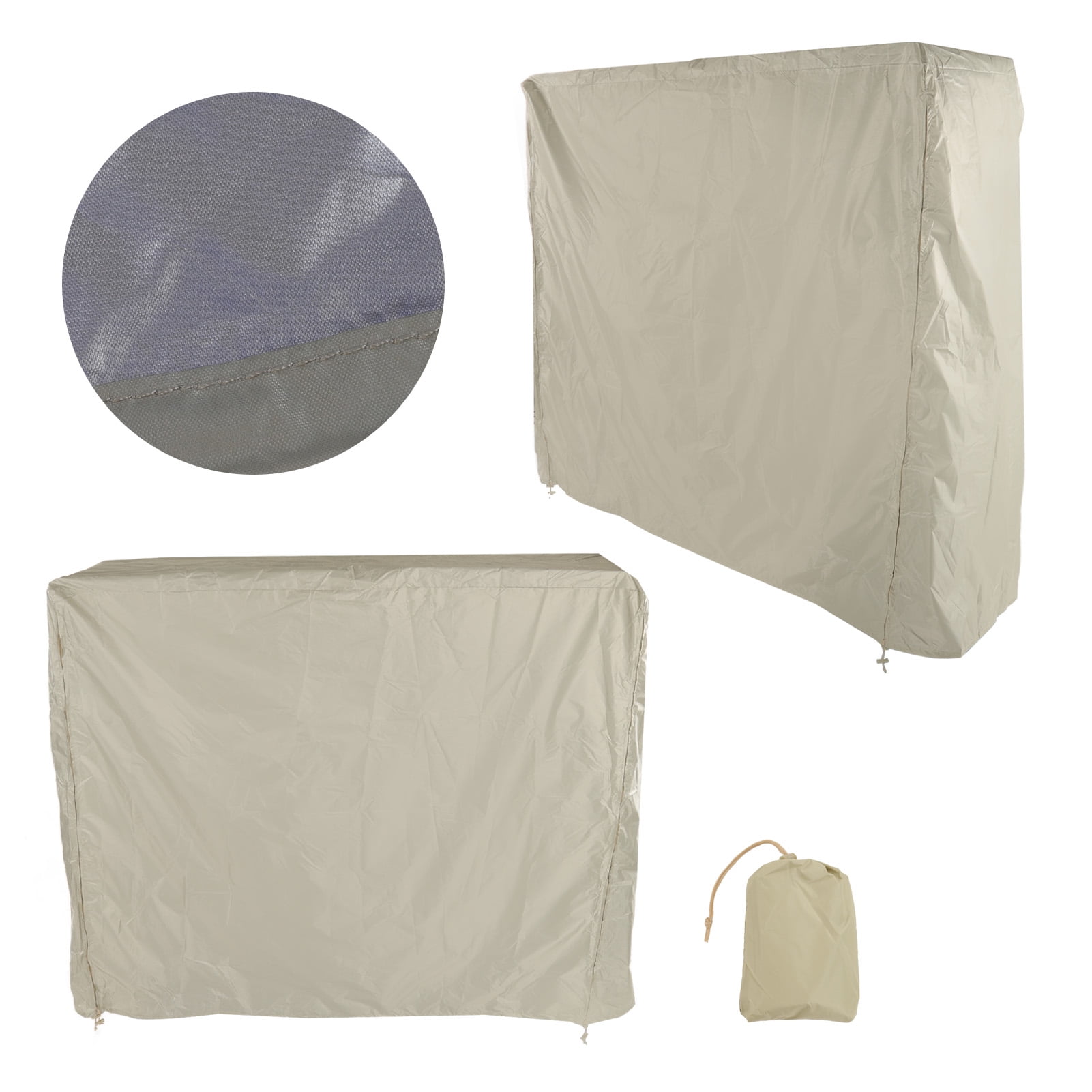 Housse De Protection Pour Table De Ping-pong - Taffetas Polyester Enduit Argent 190, Imperméable, 155x75x144 Cm