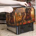 thumbnail image 7 of Daiia Cat Dog Friendship Pattern 2 slice Toaster Cover, Toaster Appliance Dust-proof Cover For Kitchen Small Appliance Dust Cover and Fingerprint Protection, 7 of 7