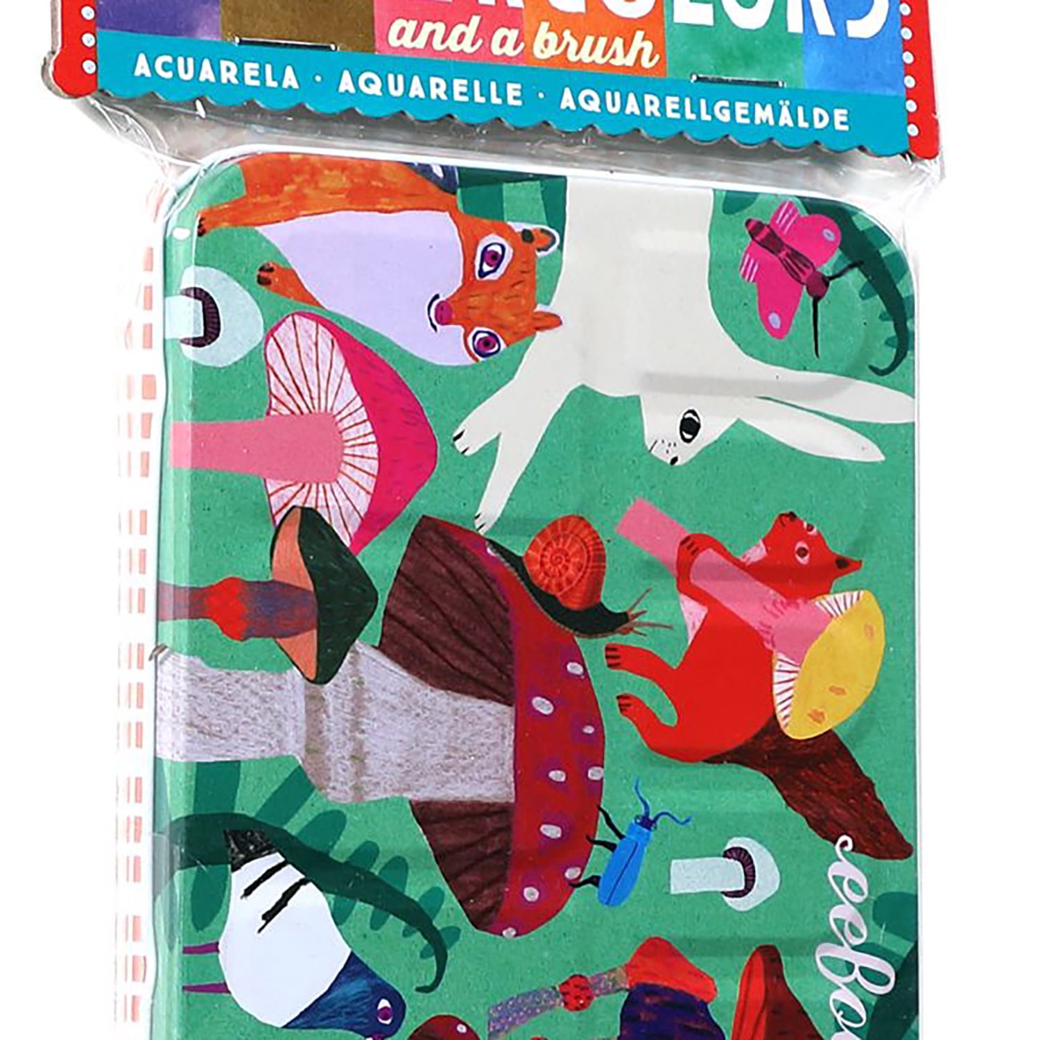 eeBoo Mushroom Watercolors Paint Set/12 Colors