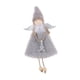 thumbnail image 5 of Adorno para árbol de Navidad con forma de ángel y sombrero puntiagudo, regalo de Navidad para niños Gris, 5 of 9