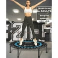 thumbnail image 6 of Darchen 450 lbs Mini Trampoline for Adults, Indoor Small Rebounder Exercise Trampoline for Workout Fitness for Quiet and Safely Cushioned Bounce, [40 Inch], 6 of 9