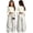 Light Gray, variant on Kids Girls School Uniform Pants High Waist Red Trendy Sweatpants With Pockets Preppy Clothes Size 5-6 Years