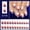 B, variant on Kokovifyves 4th Of July Patriotic Press On Nails 24Pcs Classic Flag Style Short Fake Nails Holiday Party Nail Decor