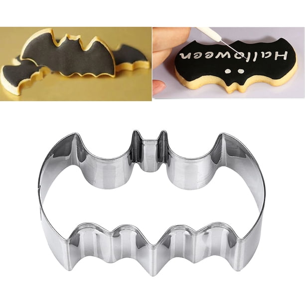 Cortador de Galletas de Batman Ndcxsfigh Acero Inoxidable Molde para Pastel Decoración Navideña Halloween