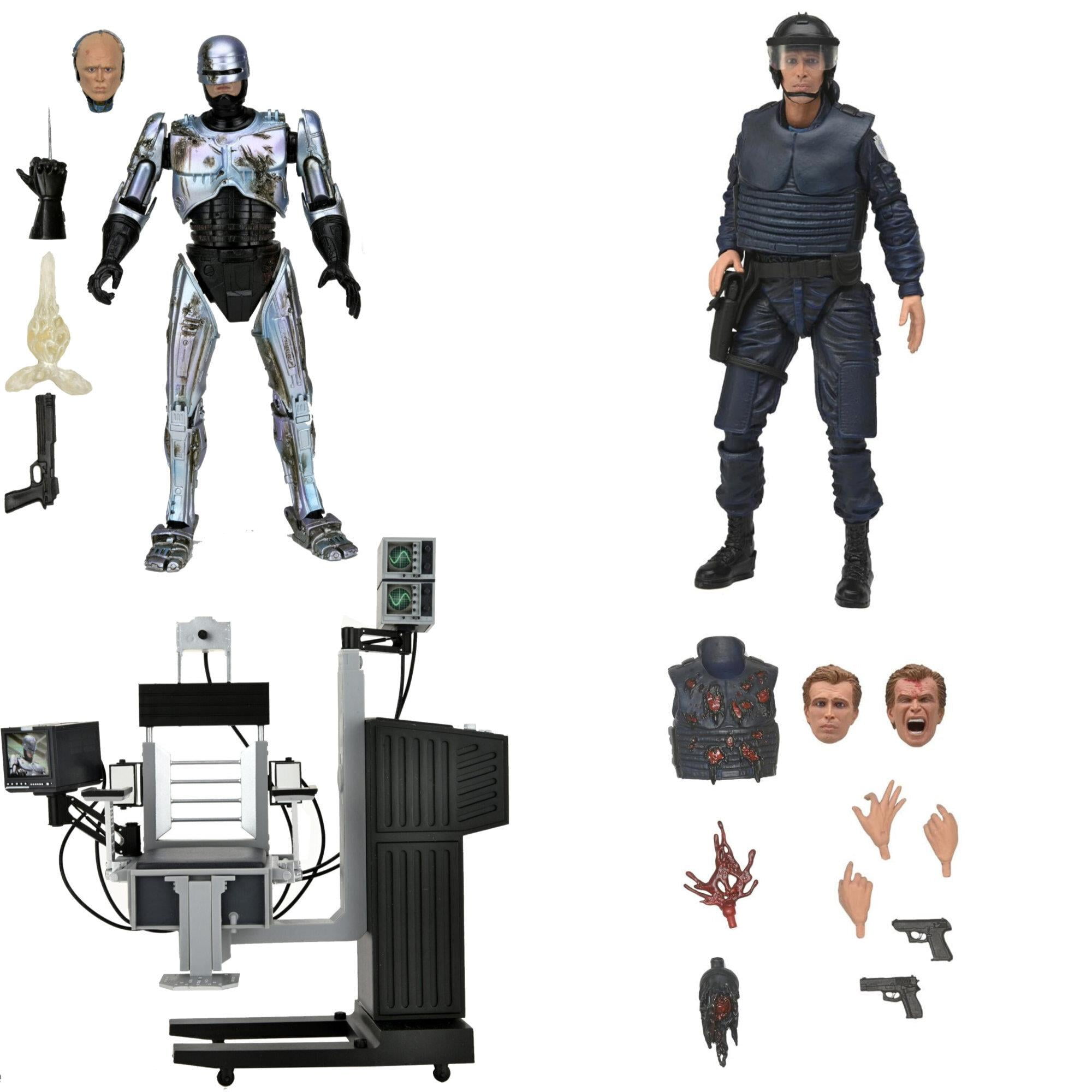 NECA 7-Inch Ultimate Battle-Damaged RoboCop with Chair and