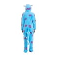 thumbnail image 2 of One opening Women’s Animal Pajamas Long Sleeve Zip/Button Front One Piece Jumpsuit Sleepwear, 2 of 6