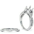 thumbnail image 3 of Pompeii 3/4ct Twist Engagement Ring Set 14K White Gold (G/H,I1), 3 of 4