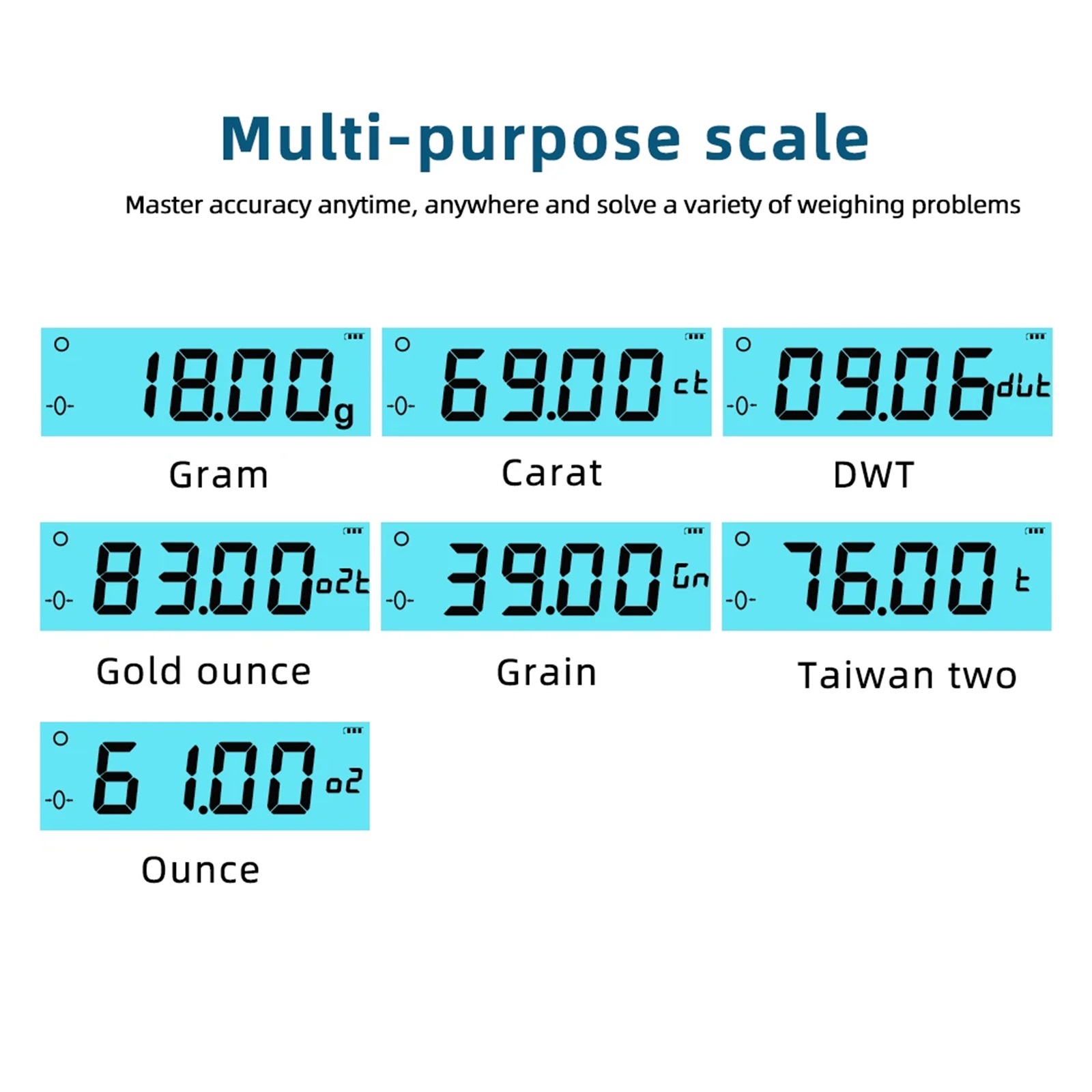 1000g/0.01g Electric Scales High Accuracy Portabl Digital LCD Electric Balance Scale For Foods Gold Jewelry Tea Weighing Tools - High Precision