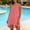 Pink, variant on Women's Sleeveless Swimwear Coverups T Shirt Beach Dress Tank Bikini Cover Up Casual Loose Fit Dress White