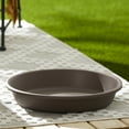 thumbnail image 2 of HC Companies Classic Plastic 21 Inch Round Flower Plant Pot Deep Saucer, Brown, 2 of 11