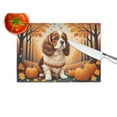 thumbnail image 4 of Carolines Treasures DAC1033LCB 15 x 12 in. Unisex Cavalier Spaniel Fall Glass Cutting Board - Large, 4 of 5