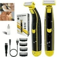 SKYESHEALLY Shave Kits for Teen Boys Full Body Washed Wet And Dry Shaver Men's Electric Shaver