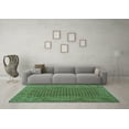 thumbnail image 3 of Ahgly Company Machine Washable Indoor Rectangle Southwestern Turquoise Blue Country Area Rugs, 2' x 4', 3 of 4