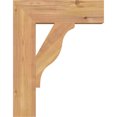 thumbnail image 3 of Ekena Millwork 3 1/2"W x 14"D x 18"H Funston Block Smooth Bracket, Western Red Cedar, 3 of 4
