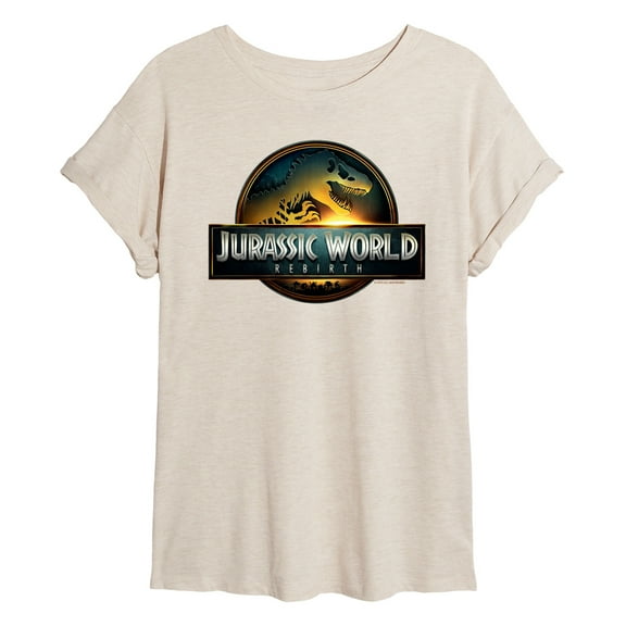 Jurassic World: Rebirth - Logo - Women's Oversized Graphic T-Shirt