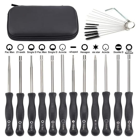 Pack-of-12 Carburetor Adjustment Tool Carburator Adjusting Kit for 2-Cycle Small Engine for Poulan Husqvarna STHIL ECHO Trimmer Weedeater Chainsaw