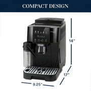 DeLonghi Magnifica Start Automatic Espresso Machine with Auto Milk Frother & Built in Grinder - 5 One-Touch Recipes, Easy-to-Clean, Home Barista Coffee Maker for Lattes, Cappuccino, Iced Coffee