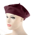 thumbnail image 4 of Kelon Cute Daily Beret Cap for Women, Solid Color Knitted Headwear, Fashion Outdoor Ski and Leisure Hat, One Size Berets, 4 of 8