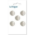 thumbnail image 1 of La Vogue 2‑Hole Buttons — Pearl, 12 mm (Shimmer Finish), 1 of 2