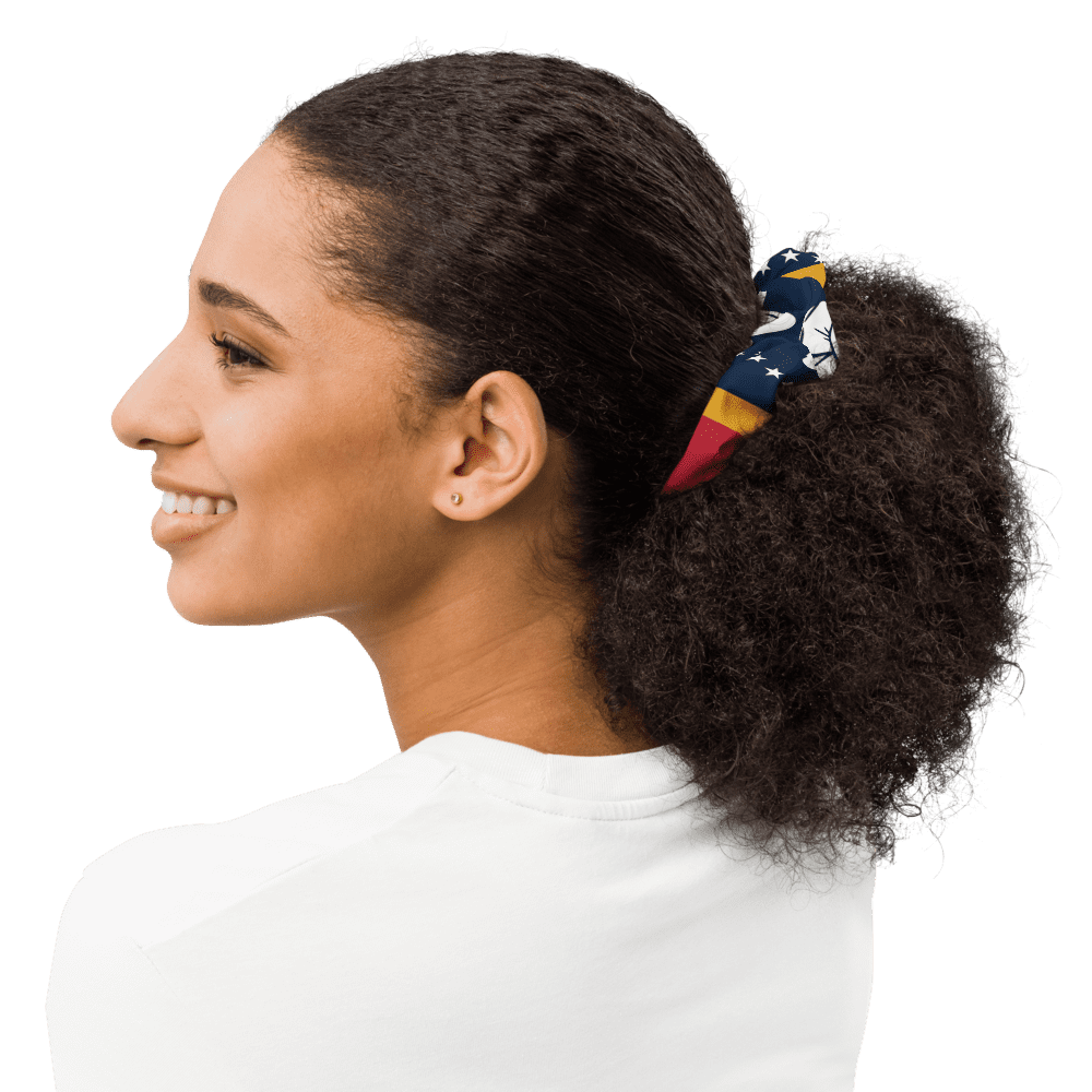 Mississippi Flag Scrunchie | Trendy, Stylish, & Perfect for Cheerleaders, Fashion, and Gifts