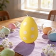 thumbnail image 4 of Easter Polka Dots Scented Egg-Shaped Candle – Decorative Holiday Gift, Aromatic Soy Wax Candle in Egg Design, Spring Home Decor and Party Favor, 4 of 8
