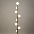 thumbnail image 5 of Ozarke Aurelia Nordic Minimalist Floor Lamp - Modern Glass Globe Lamp- Gold, 5 of 15