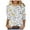 Yellow, variant on MaFYtyTPR Women 3/4Sleeves Casual Shirts Pullover Loose Tunic Tops Print Blouse 2024 Hot Blouses&Shirts Yellow L