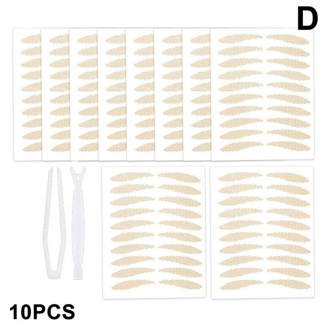 240pcs Invisible Double Eyelid Tape With Fork Mesh Self-Adhesive Eyelid Stickers Waterproof