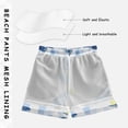 thumbnail image 3 of FORMRS Boys Swim Trunks Quick Dry Mesh Liner Boardshorts Sizes XS-XL, Light Blue Lemon, 3 of 7
