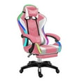 thumbnail image 1 of Wingomart Ergonomic Gaming Chair with Footrest, High Back Faux Leather Gaming Chair With RGB led light and Adjustable Armrest Height Adjustable Swivel, 1 of 8