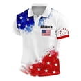 thumbnail image 4 of Leey-World Mens Patriotic Shirts Vintage 250 Years American 1776-2026 250th Birthday USA T-Shirt(White,4XL), 4 of 4