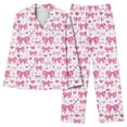 thumbnail image 5 of Purcolt Pajamas for Women Set Long Sleeve Button Down Sleepwear Soft Pjs Sets 2 Piece Lounge Sets with Pocket, 5 of 5