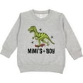 thumbnail image 2 of Inktastic Mimi Boy Grandson Dinosaur Toddler Sweatshirt, 2 of 4