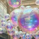 thumbnail image 2 of Globos de aluminio PartyWoo iridiscentes 4D redondos, 22 pulgadas, 6 unidades, 2 of 6