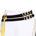 thumbnail image 6 of Kids Girls Pop Singer Concert Outfit, 3-Piece Sparkly Jacket Top and Skirt Set for Anime Cosplay Halloween Birthday Party Dress Up, 120 (5-6Year), 6 of 8