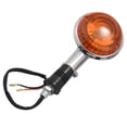 thumbnail image 3 of Motorcycle Amber Round Turn Signals Lights Blinker Indicator Lens for Road Star Virago V Star 85-99 2 Pack, 3 of 8