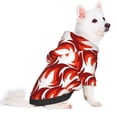 thumbnail image 2 of Bingfone Fire Symbols Dog Clothes Hoodie, Pet Winter Coat,Puppy Sweatshirts For Small Dogs Boy Girl,Suitable For All Breeds-Medium, 2 of 8