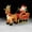 Brown/Red, variant on Brite Star Inflatables Lights, 4ft, Red/Green/White — Residential Use, Standard Application