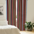 thumbnail image 2 of Ambesonne Cinco de Mayo Curtains, Vertical Lines Design, Pair of 28"x63", Multicolor, 2 of 5