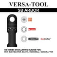 thumbnail image 2 of Versa Tool SB5A5B5C Universal Oscillating Saw Blade Contractors Variety Pack For Use On Rockwell Sonicrafter, 15 Piece, 5 Each Bi-Metal, Wood and Japan Tooth Saw Blades, 2 of 2