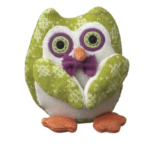 green owl stuffed animal