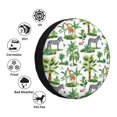 thumbnail image 5 of Rv Spare Tire Cover 15 inch - zebra Giraffe Tropical palm tree Tire Covers for Trailers, Adjustable Camper Spare Tire Cover, 5 of 7