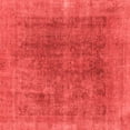 thumbnail image 1 of Ahgly Company Indoor Square Abstract Red Modern Area Rugs, 7' Square, 1 of 4
