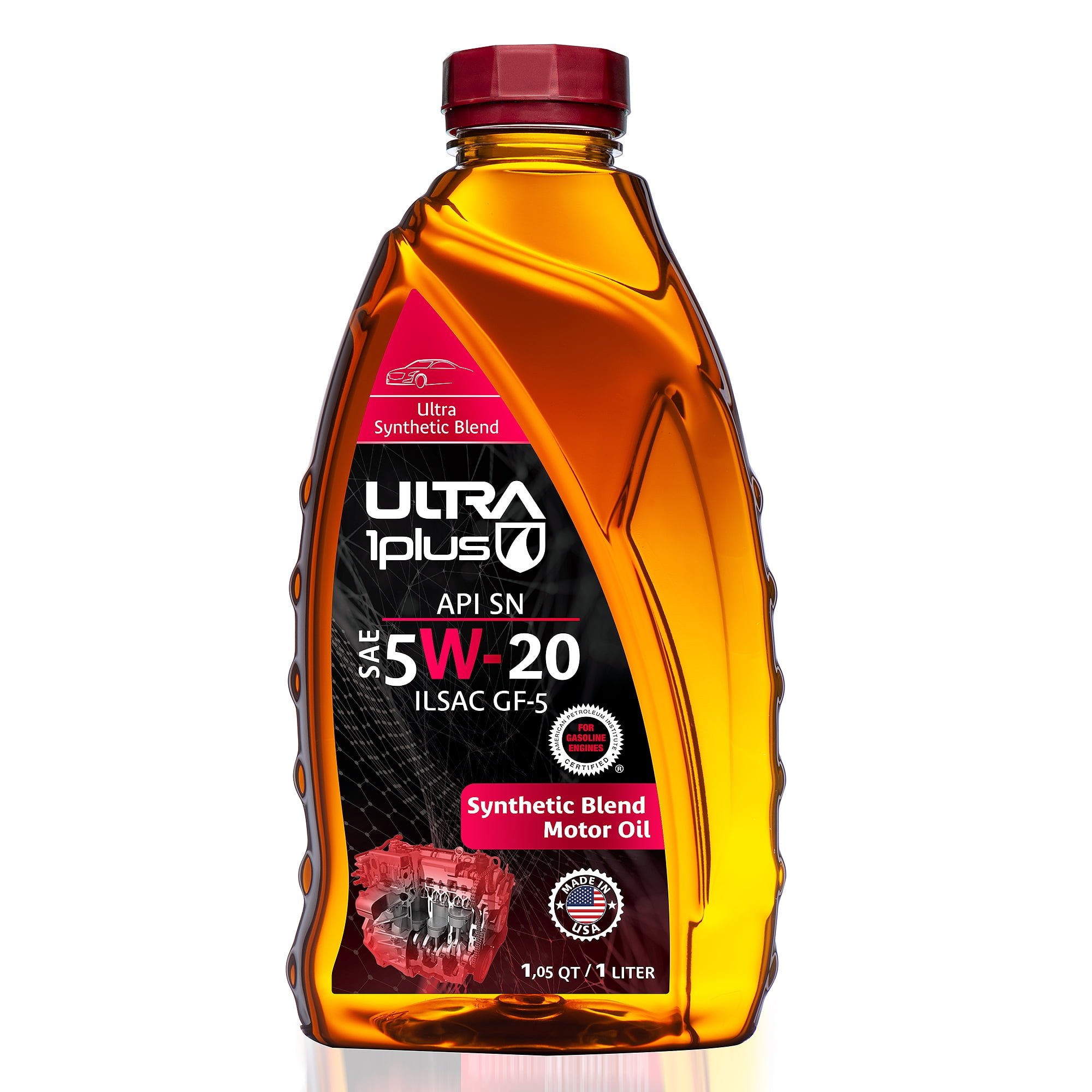 Ultra1Plus™ SAE 5W-20 Synthetic Blend Motor Oil API SN Plus ILSAC GF-5 | Quart