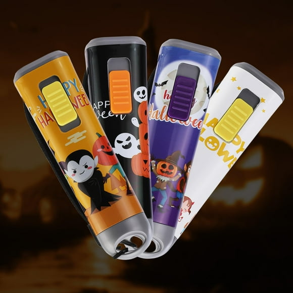 Linterna EverBrite Halloween, paquete de 4 con pilas y cordón