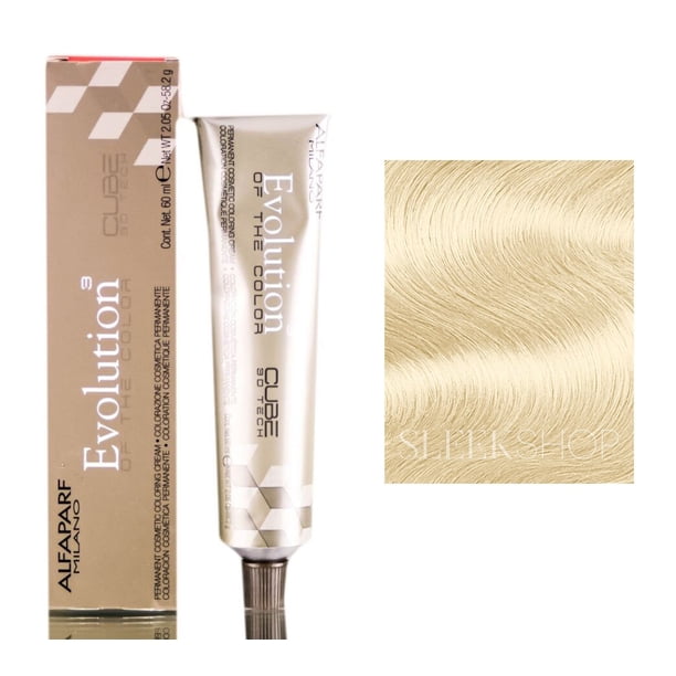 .03 - Soft Gold , Alfaparf Milano Evolution of the Color Cube Post-Bleach Equalizing Toner, Alpha Parf Hair Scalp - Pack of 3 w/ Sleek Teasing Comb Alfaparf Milano by Sleekshop Alpha Parf belleza