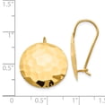 thumbnail image 3 of 14K Yellow Gold Earring Drop & Dangle Women'S 23 mm 18, 3 of 3